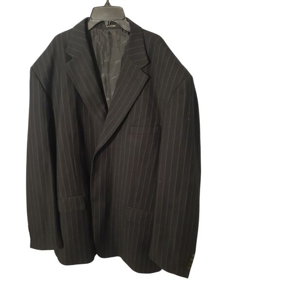 Eddie Domani Big and Tall pinstripe blazer - Size 58R - Picture 1 of 4